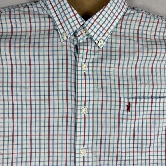 johnnie-O Other - Johnnie O Men's Large Malibu Red Prep Formance Button Down Long Sleeve Shirt